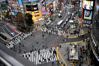 Shibuya Crossing- non rush hour!